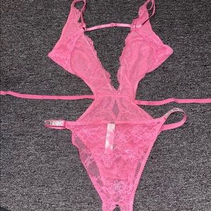 New Victoria’s Secret one piece lingerie crotchless
